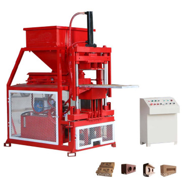 Interlocking automatic Compressed clay brick machine design for sale rammed earth house construction machinery plant in India